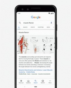 busqueda google realidad aumentada musculo